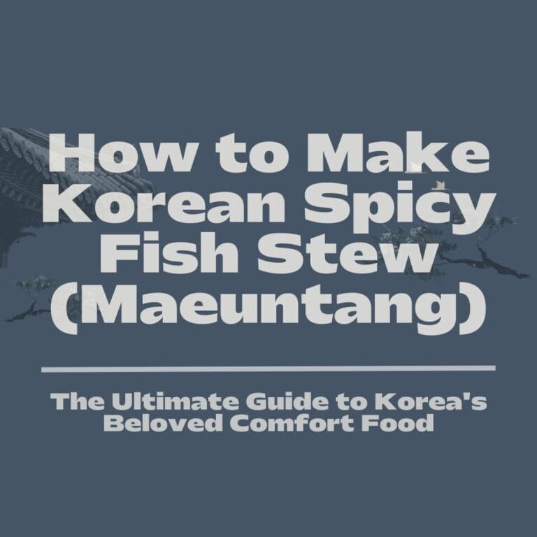 How to Make Korean Spicy Fish Stew (Maeuntang) thumbnail