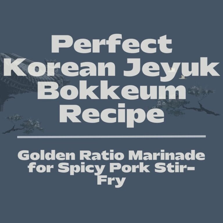 Perfect Korean Jeyuk Bokkeum Recipe thumbnail